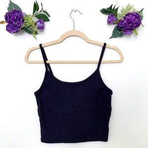 ✨Ribbed Cropped Tank Top